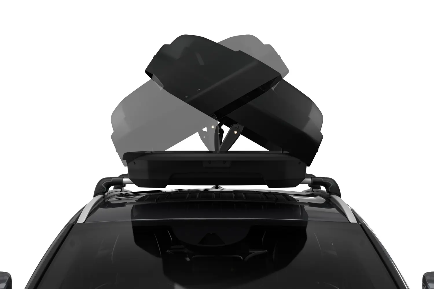Thule Dachbox beidseitig geöffnet